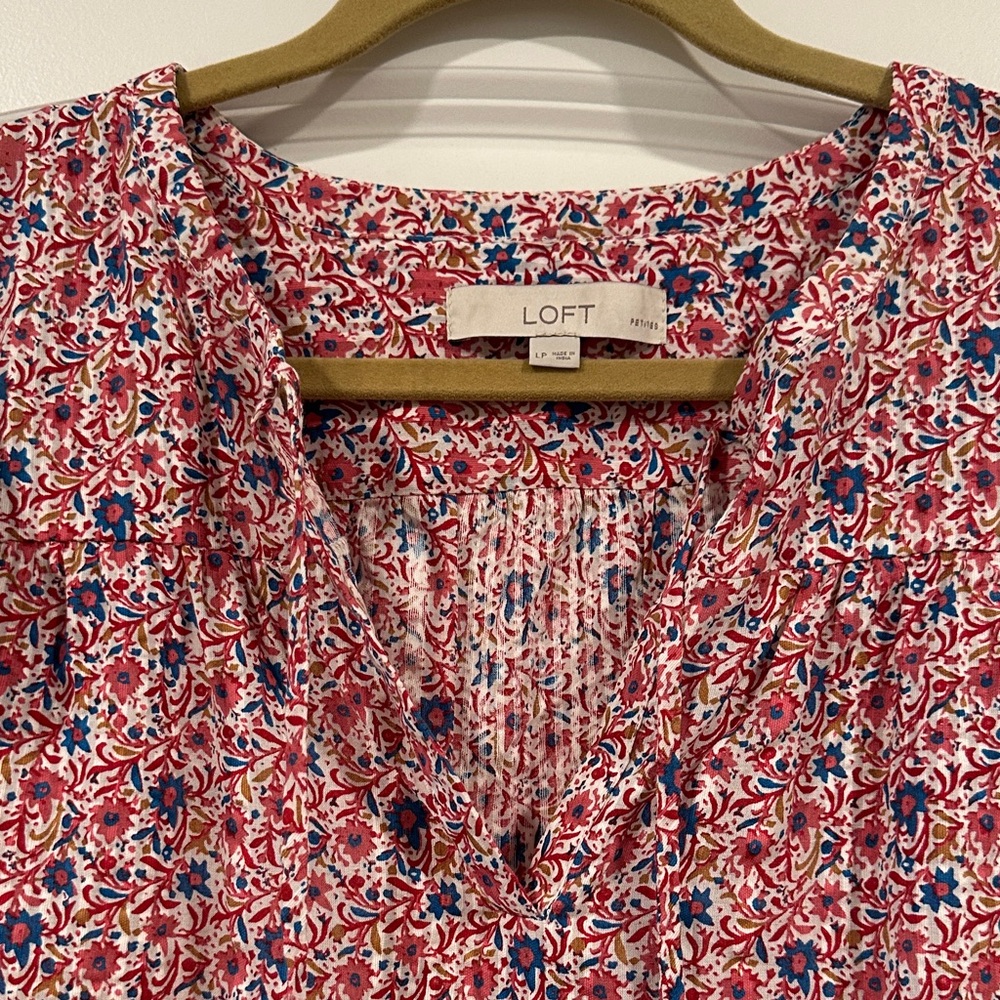 LOFT Multicolor Floral Blouse - Picture 2 of 6